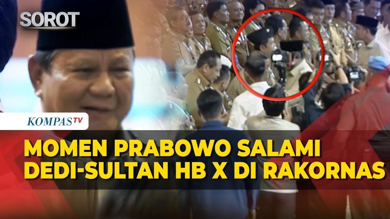 Kala Presiden Prabowo Salami Gubernur Dedi Mulyadi, Mualem-Sultan Hamengku Buwono X Tiba di Rakornas