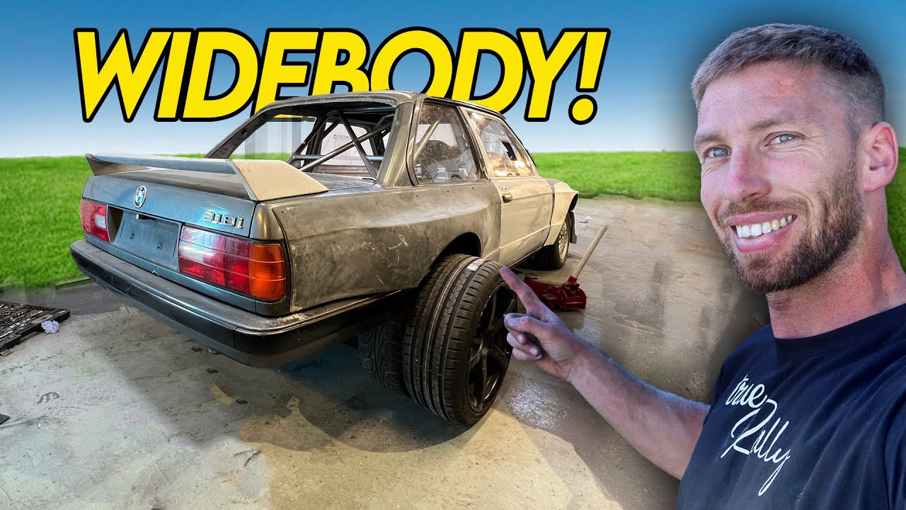 INSTALLING A WIDEBODY KIT ON MY E30!! ... *MY FIRST TIME*