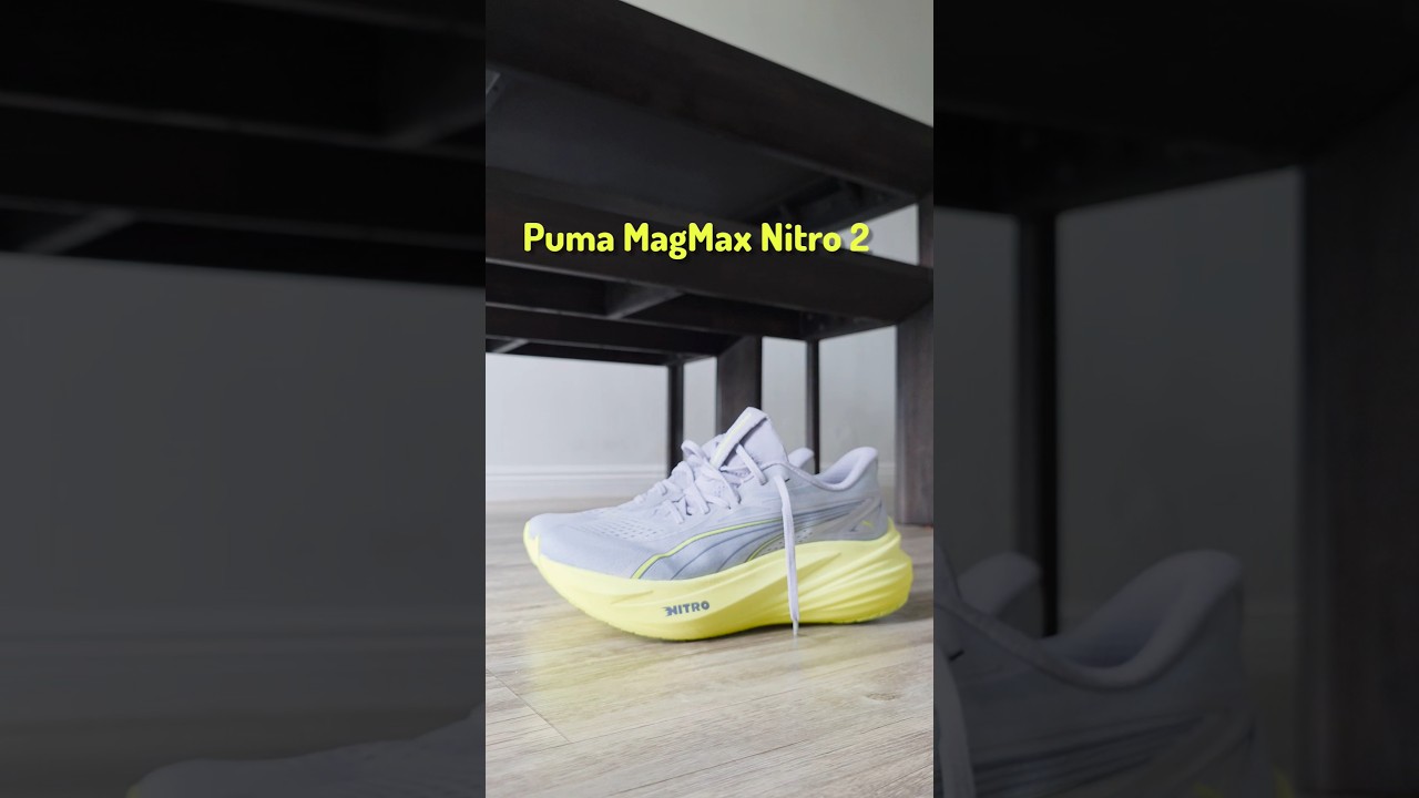 so far putting miles on the puma Magmax Nitro 2 review coming soon #pumas #runningshoes #sneakers
