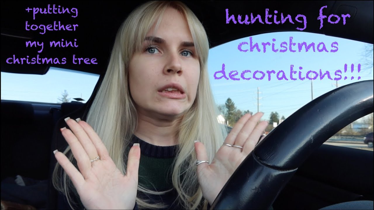 a very intense search for christmas decorations