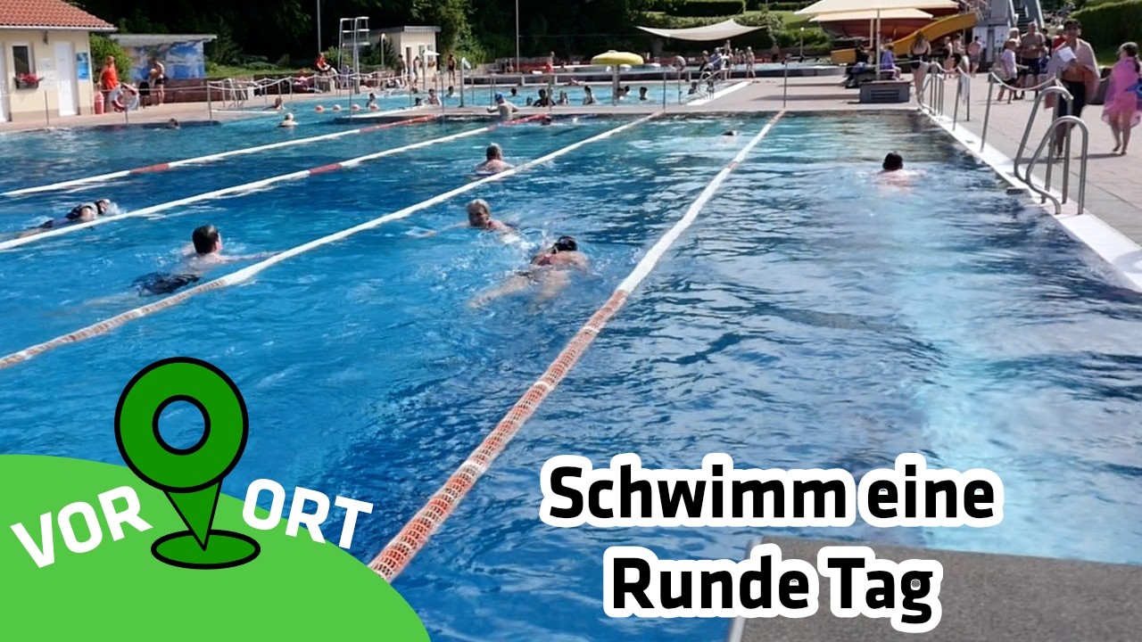 Schwimm eine Runde Tag | Vor Ort