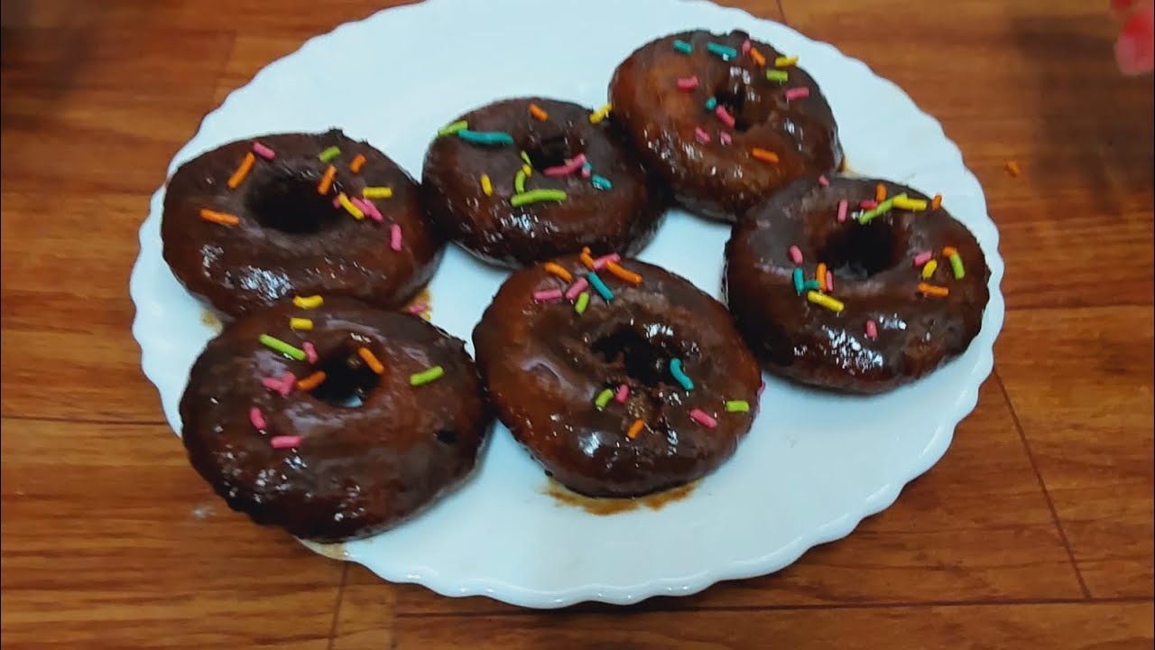 घर पर बनाए instant donut बिना oven के और बने बहुत ही टेस्टी की मजा आजाए # instant # 🍩# easy