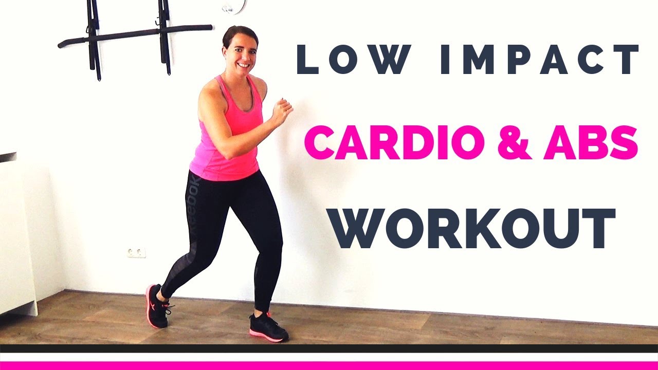 40 Minute Low Impact Workout for Bad Knees – Cardio and Abs Exercises to Lose Belly Fat – No Jumping