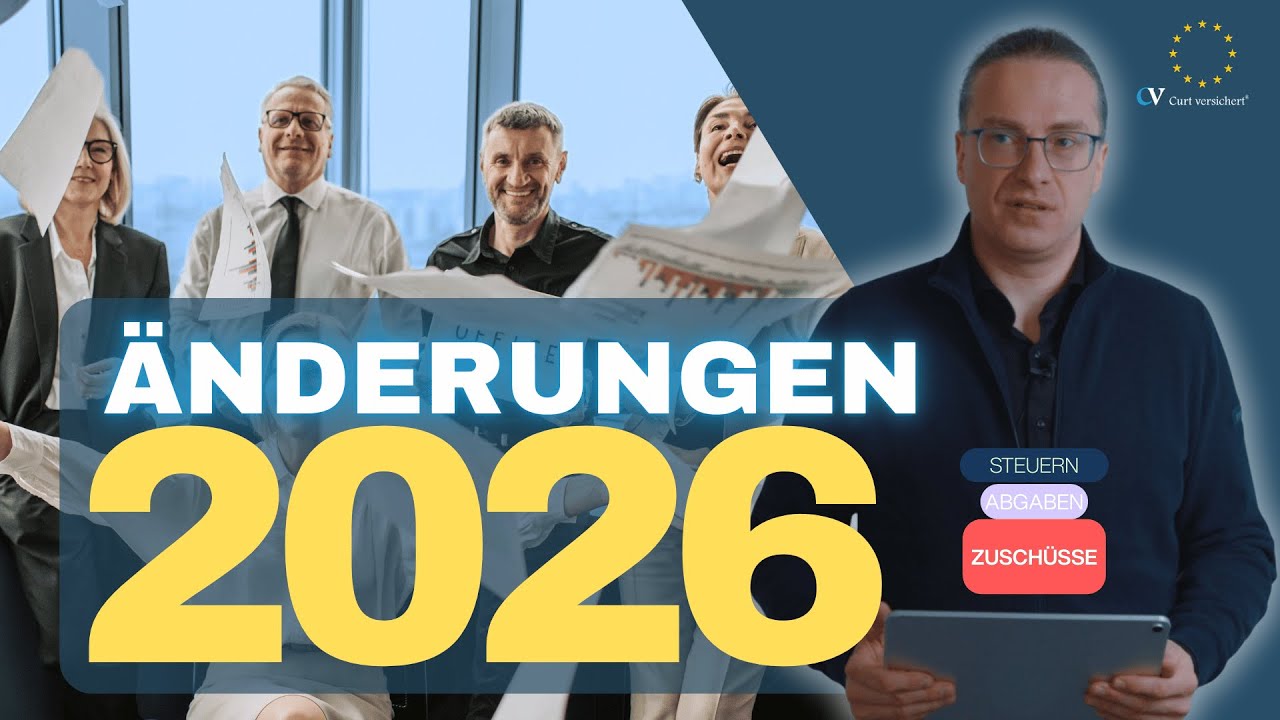 Änderungen 2026 - Energiekosten, Steuern, E Zigarette, KI, Onlineverträge
