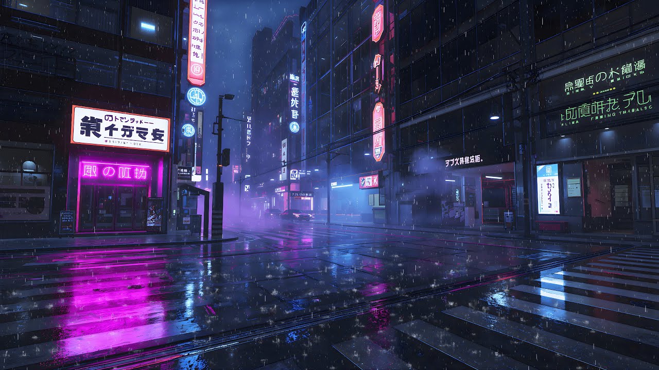 Shibuya at Night 🌧️ | Tokyo’s Cyberpunk Streets in the Rain | 4K