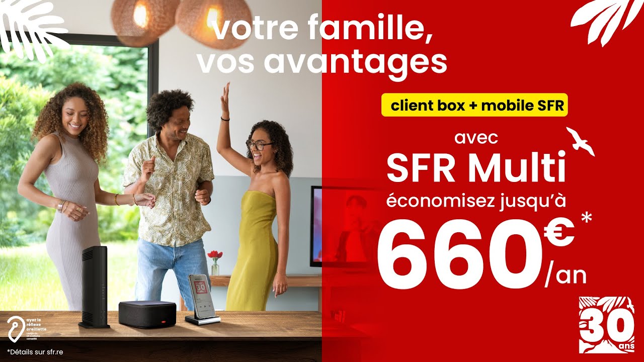 SFR 30 ANS - Multi - publicité 2025