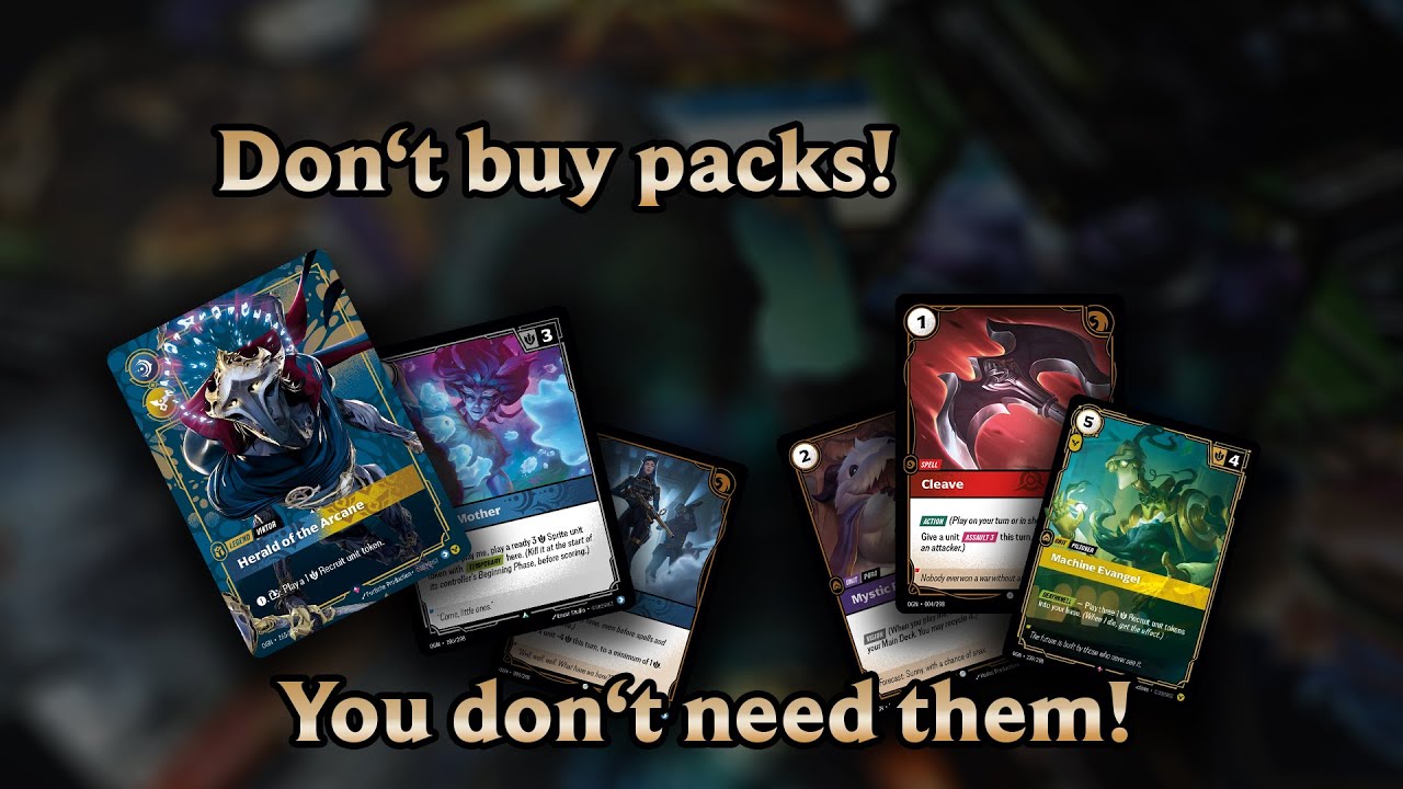 Don't buy packs! You don't need them! | Riftbound TCG