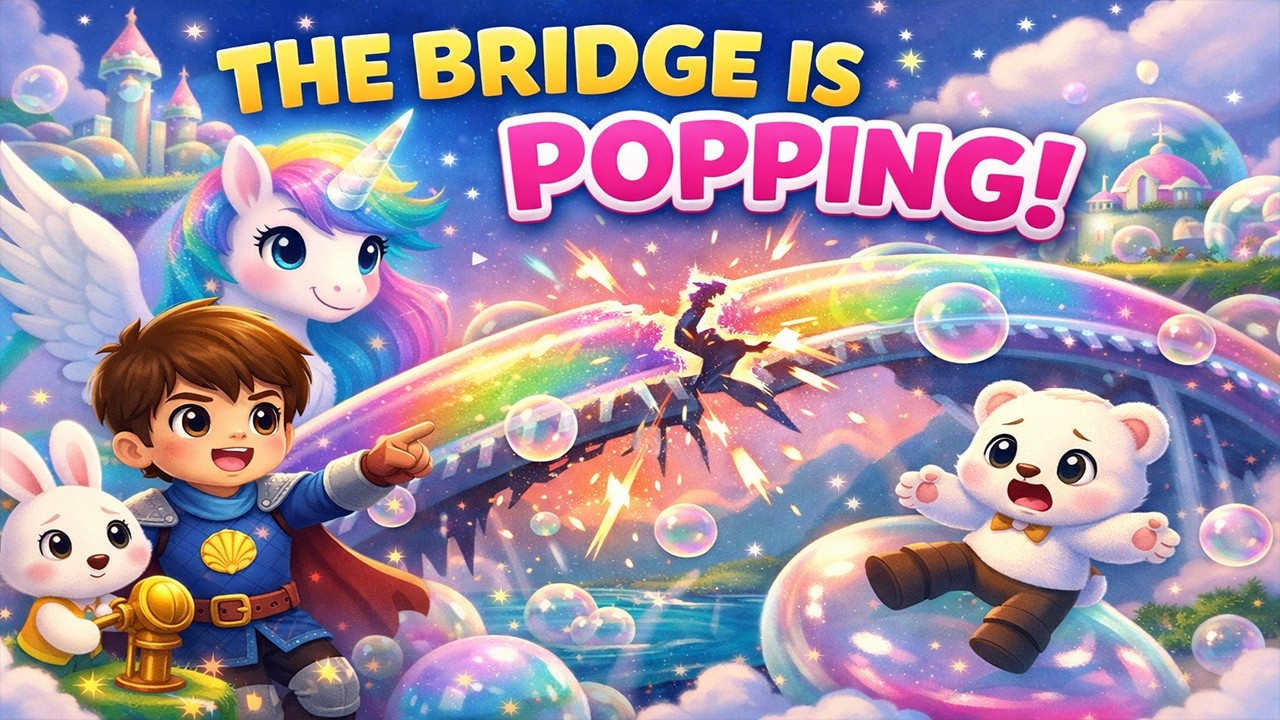 The Bubble Bridge Kingdom 🌈✨ | Arthur & Alicorn Save the Floating City! | Tiny Kingdom Adventures