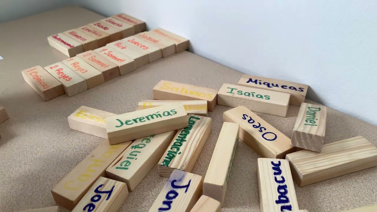 Enseña los libros de la biblia con esta idea!