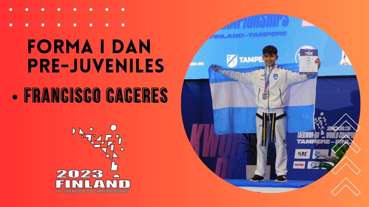 FORMA PRE-JUVENILES (FRANCISCO CACERES) - MUNDIAL TAEKWON-DO ITF 2023 - FINLANDIA