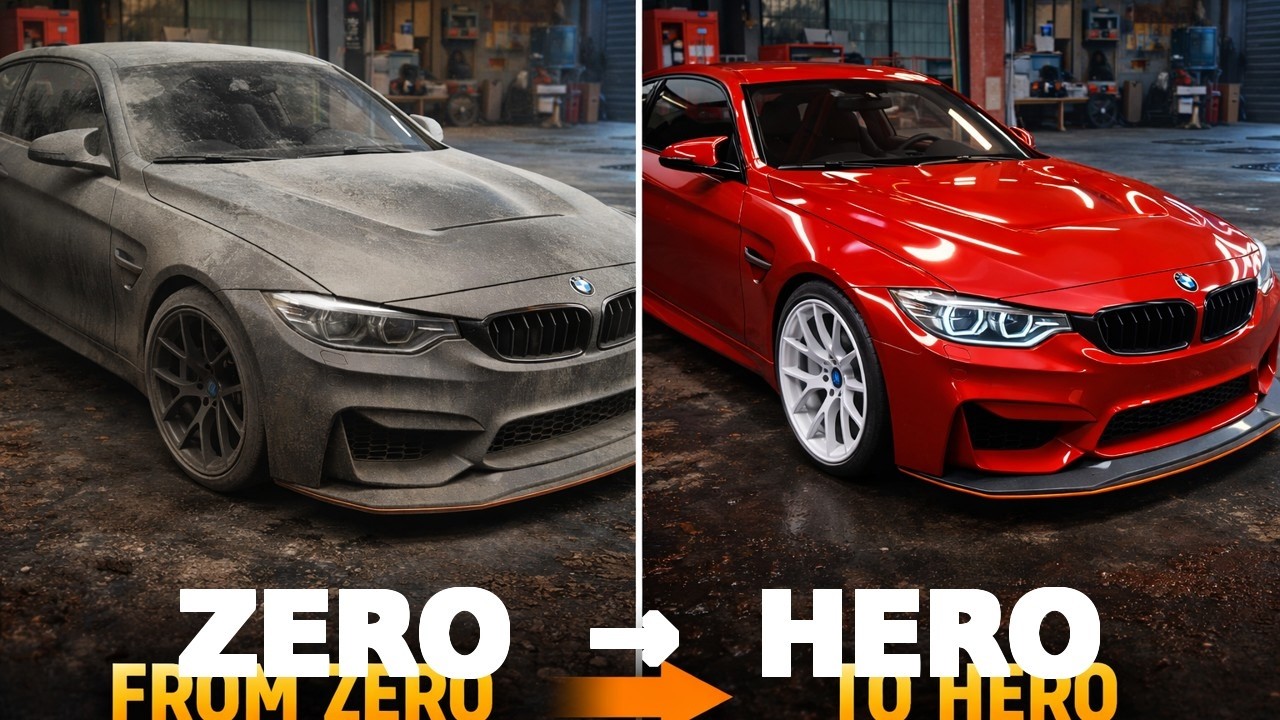 Reviving a bmw m4 gts special edition in car mechanic simulator 2021, from zero to hero