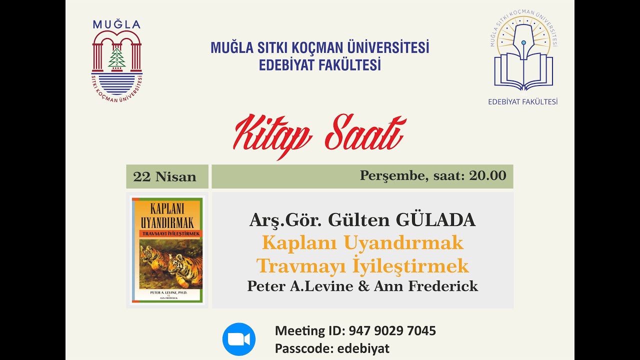 Kaplanı Uyandırmak, Travmayı İyileştirmek Peter A. Levine & Ann Frederick