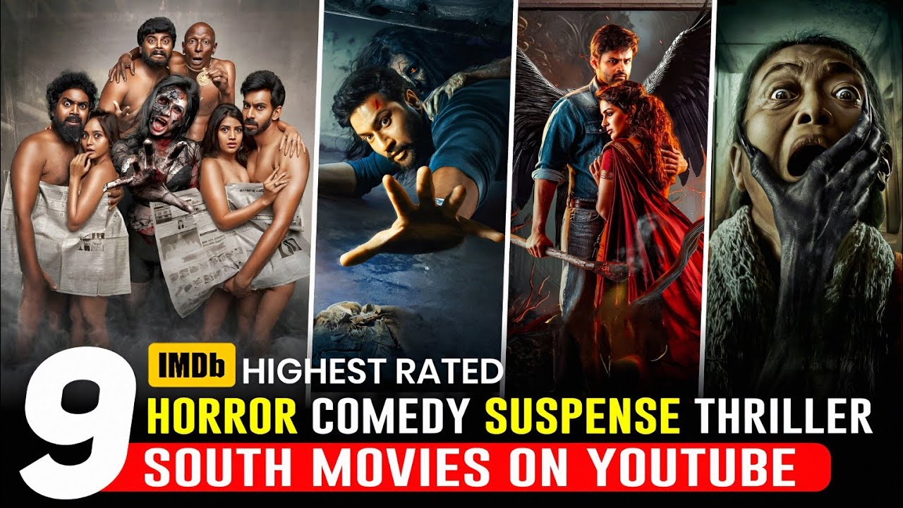Top 9 Best South Indian Horror Comedy Movies in Hindi | South Indian Horror Suspense Movies in Hindi