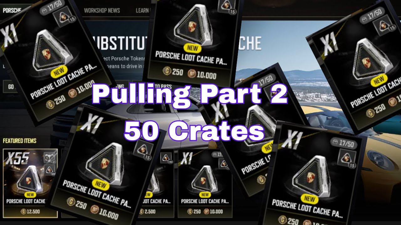51 Porsche crates opening Part 2