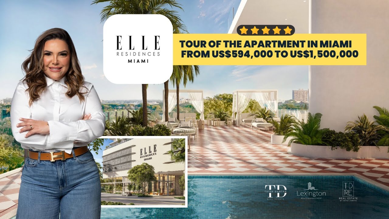 Inside a Luxury Miami Condo — ELLE Residences ($594K to $1.5M)