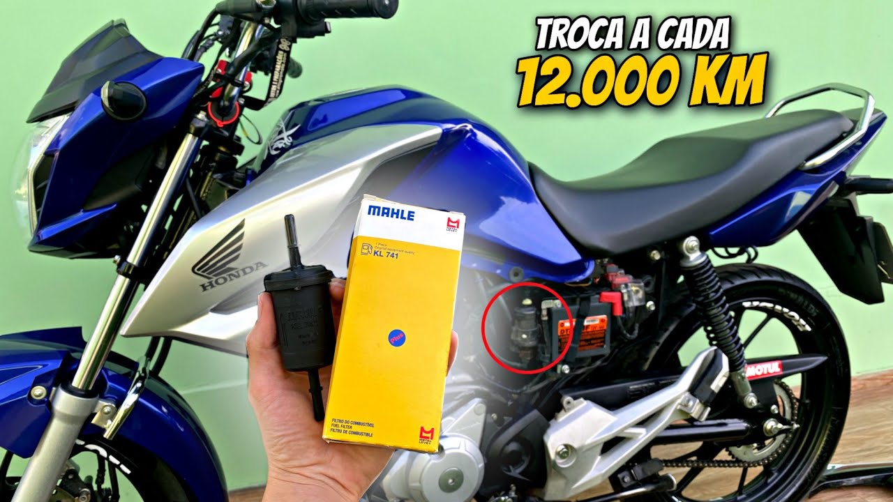 COMO FAZER A TROCA DO FILTRO DE COMBUSTÍVEL DA FAN E TITAN 160 *rápido e fácil*