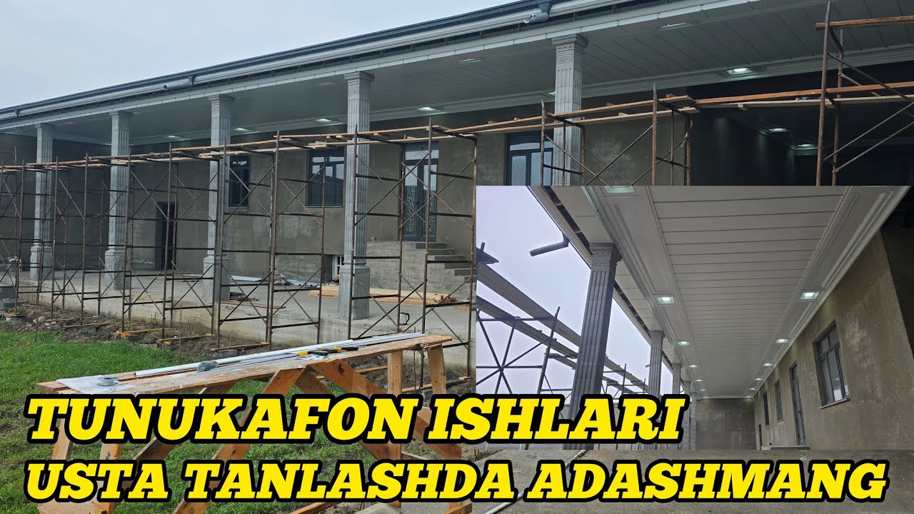 YANGI UYGA REMONT ISHLARI TUNUKAFON NARXLARI 