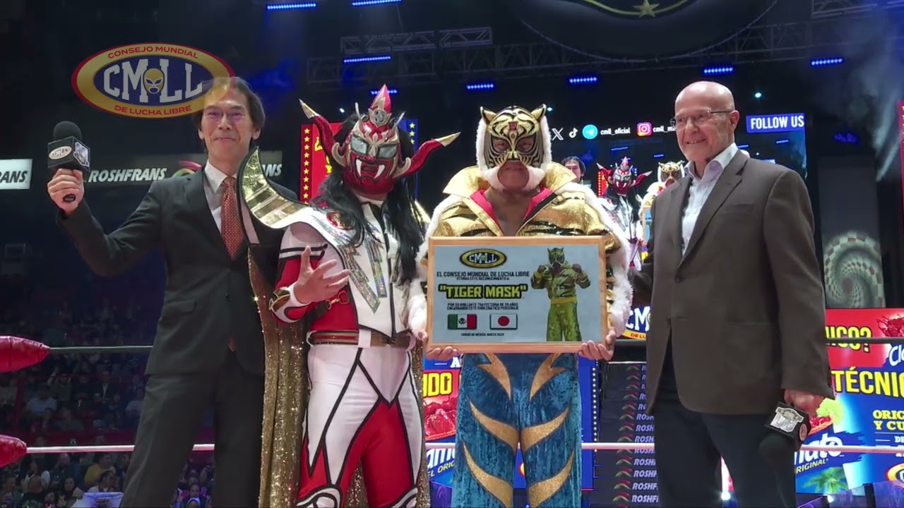 CMLL - MANO A MANO / TIGER MASK  VS  ÚLTIMO GUERRERO / ARENA  MÉXICO/01-03-24
