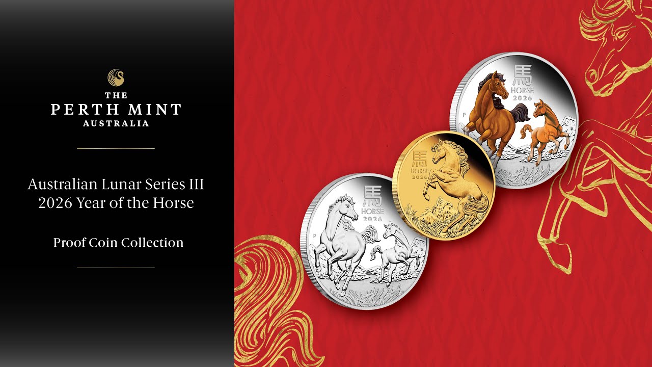 Australian Lunar Series III 2026 Year of the Horse Proof Coin Collection