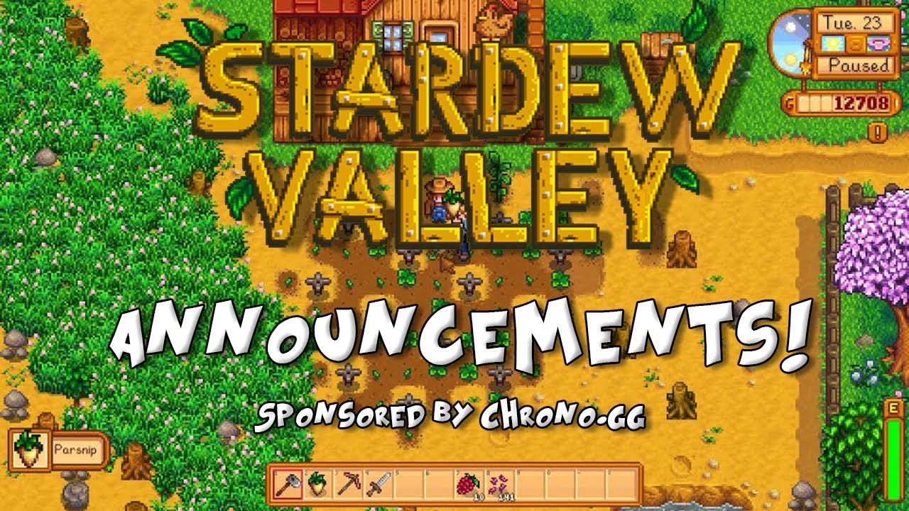 Stardew Valley Farm Plot Selection Strategy and Sale! Chrono.gg/Pinstar 