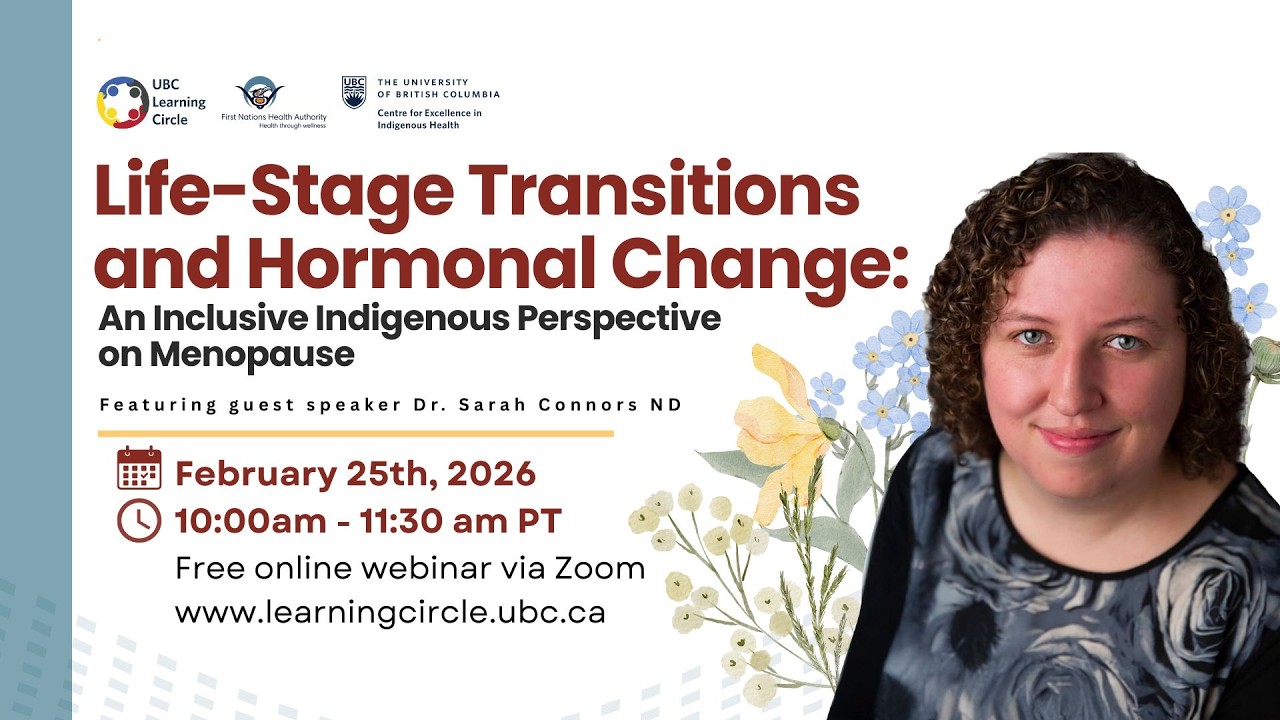 Life-Stage Transitions & Hormonal Change: An Indigenous Perspective on Menopause w/ Dr. Connors