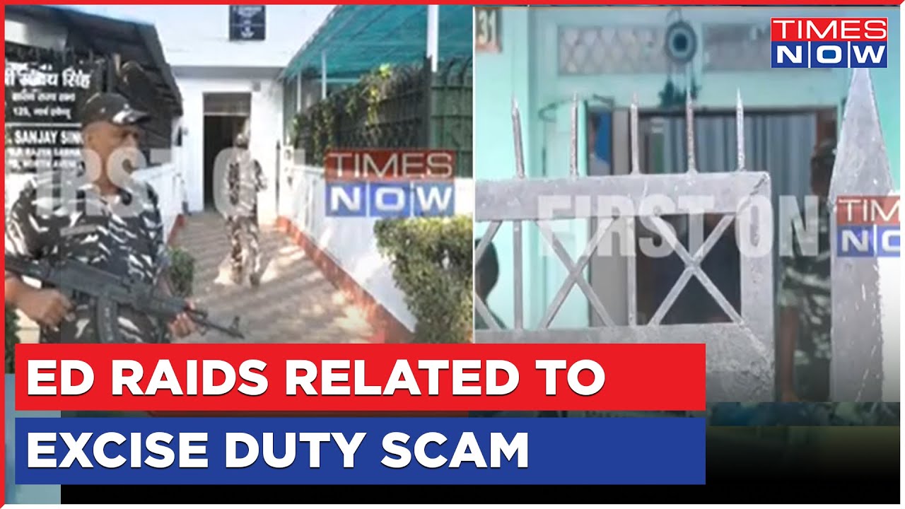ED Raids On Sanjay Singh: Watch Exclusive Visuals Of Searches At AAP MP's House | Times Now