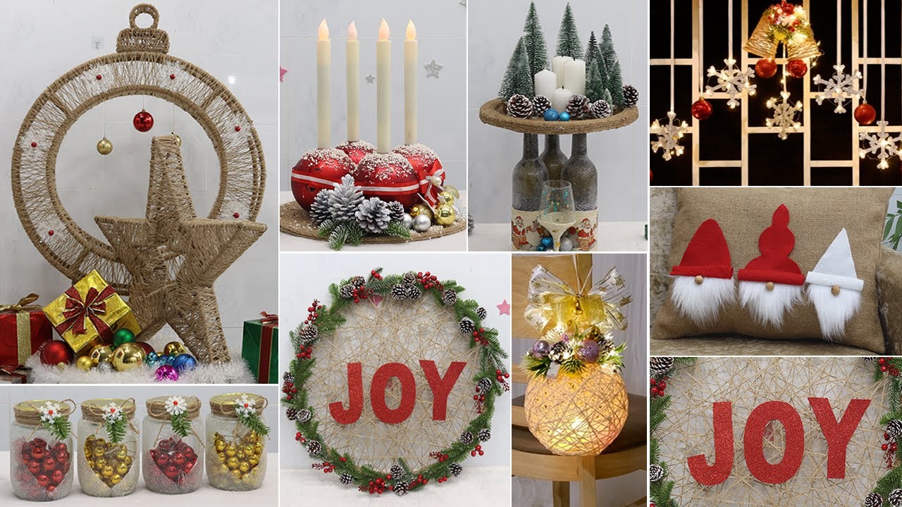 10 Jute craft Christmas decorations ideas 🎄 Christmas decoration ideas