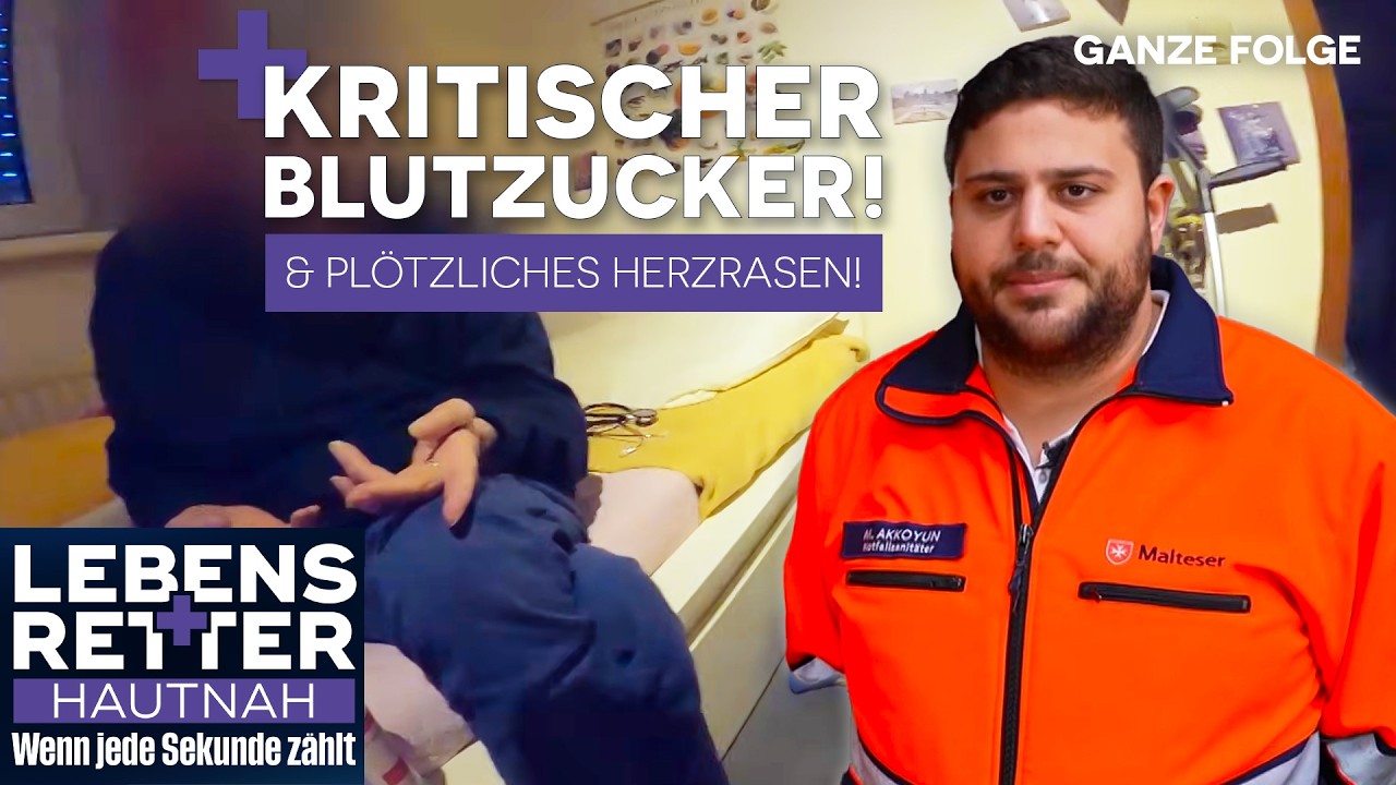 Patientin mit viel zu niedrigem Blutzuckerwert verweigert die Rettung! | Lebensretter hautnah |SAT.1