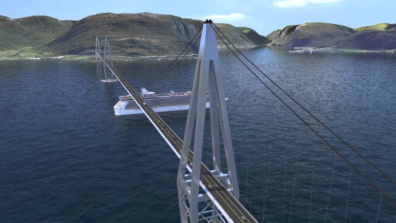 Statens vegvesen - Coastal Highway Route E39 animation (English voice)