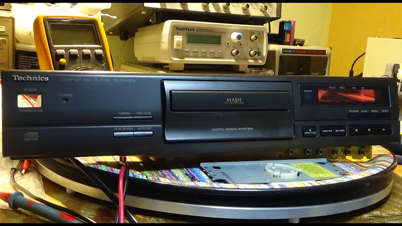 Technics SL-PG480A CD Player Repair Refurbishing  Part 1 of 2