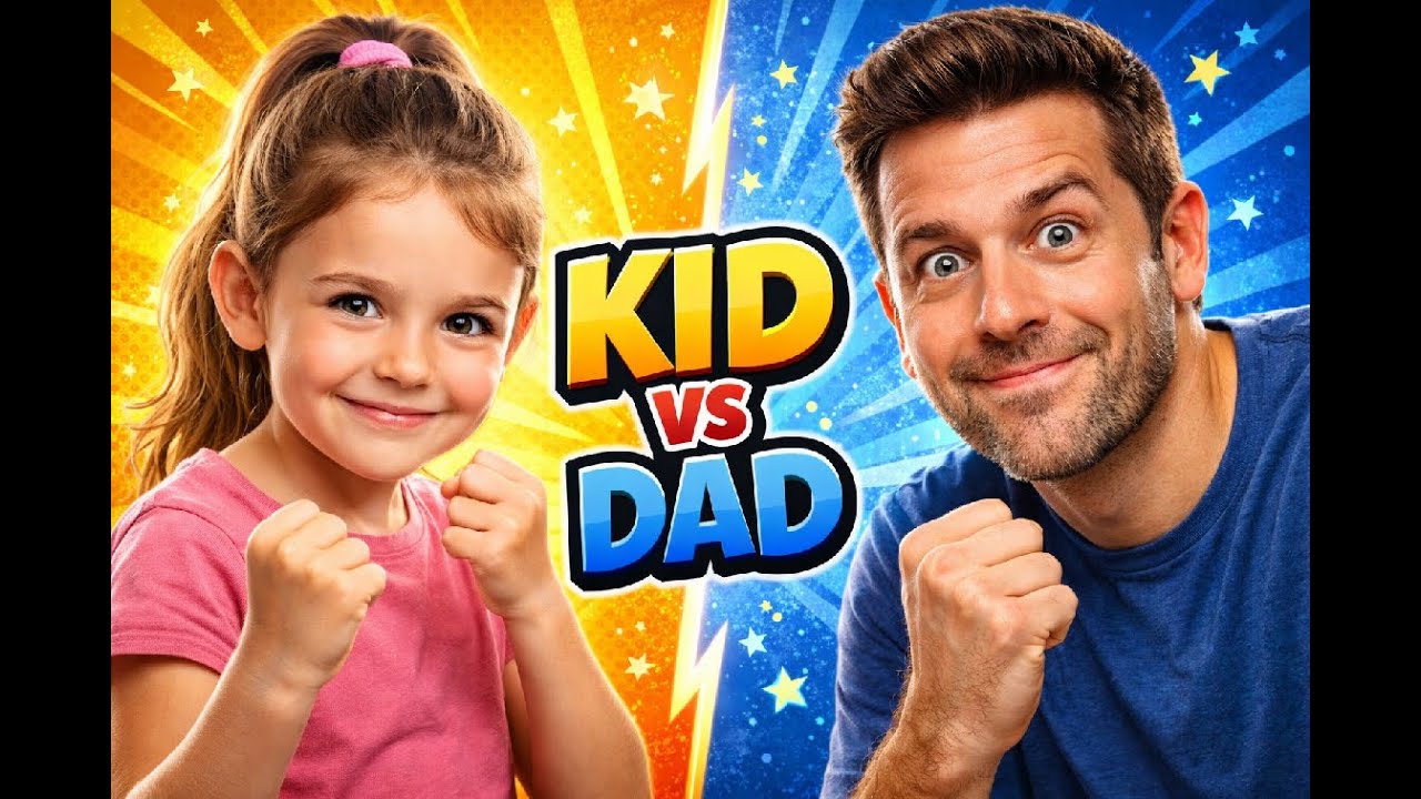 Can My Daughter Beat Me? 😆 | KID vs DAD Challenge