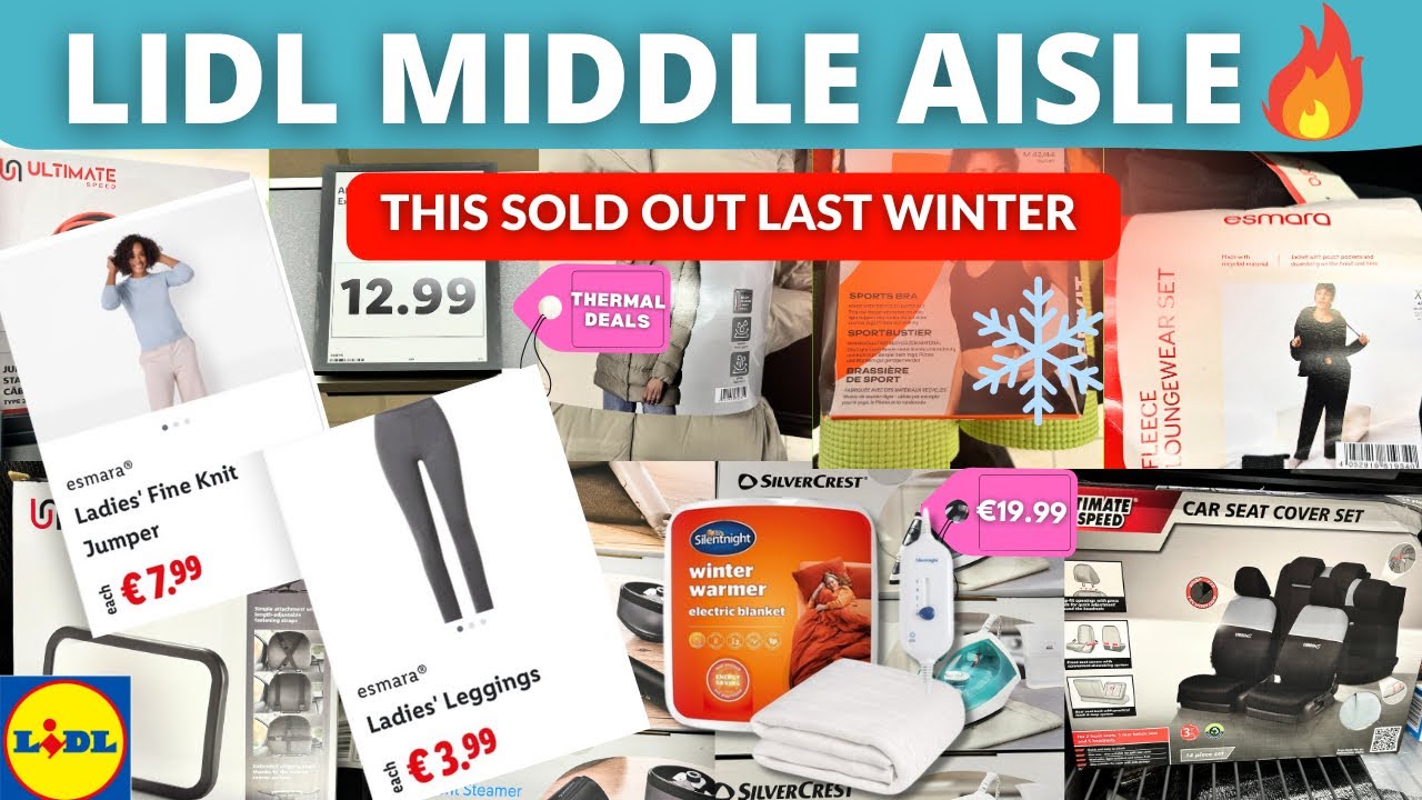 LIDL Middle Aisle Is Insane Right Now | Keep Warm for Less
