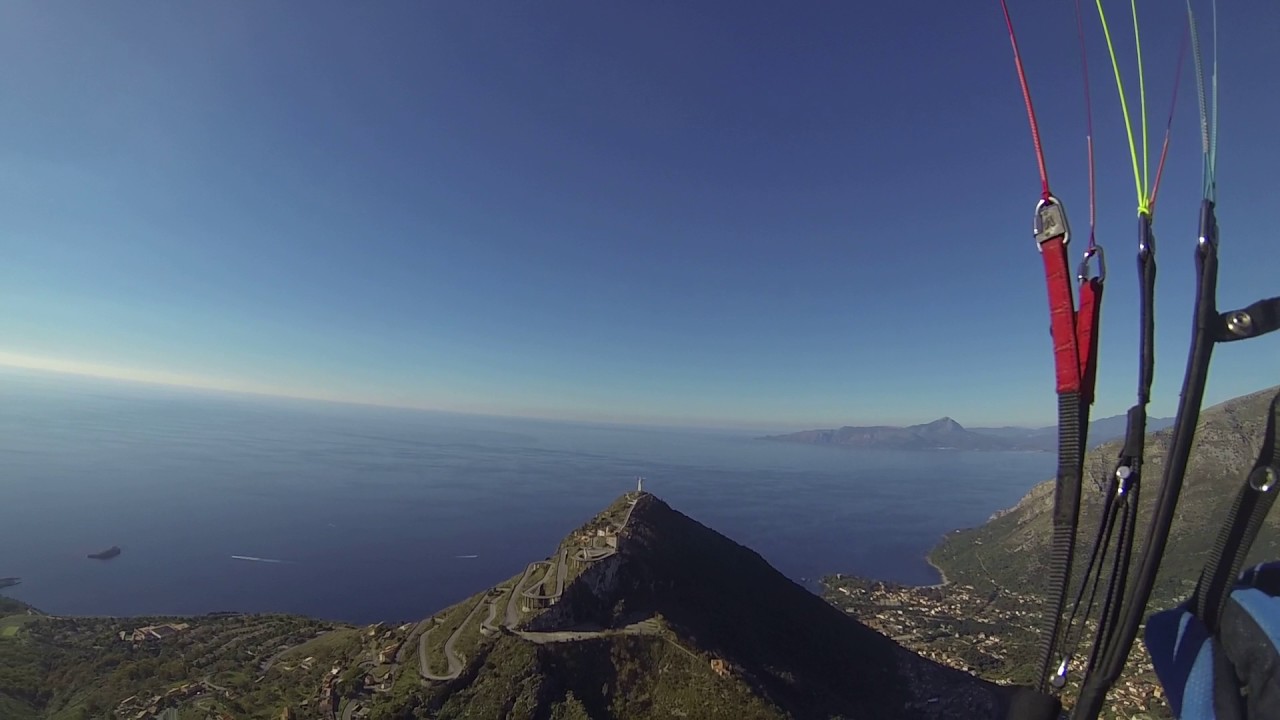 da trecchina in volo sulla statua redentore#fly.maratea#