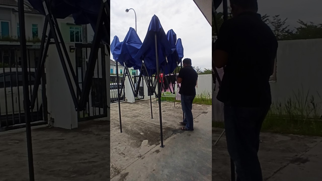 Pasang Canopy 10x10 (Unboxing) - 1st Time Install