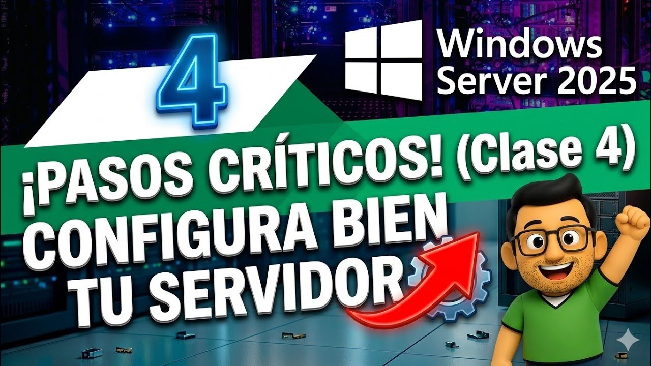 Clase 4 - Curso Windows Server 2025: Configuración Inicial de Windows Server 2025