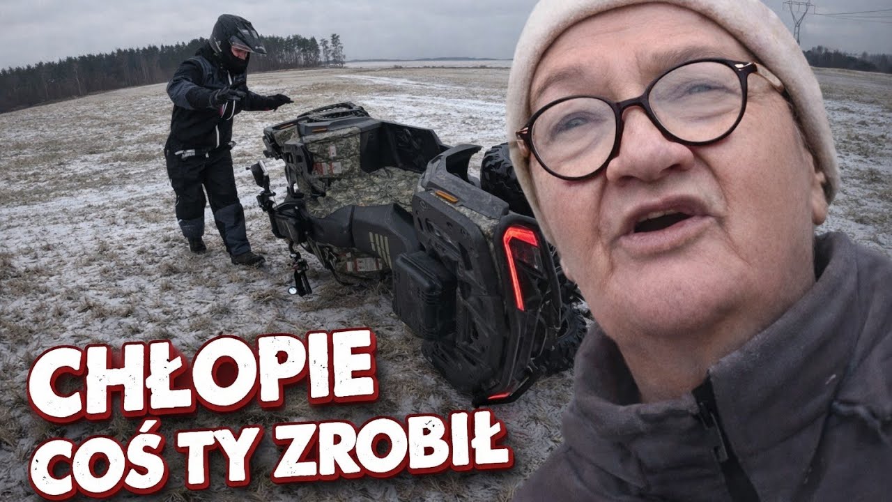 Ale urwał... QJ MOTO na glebie/ Can Am Renegade 