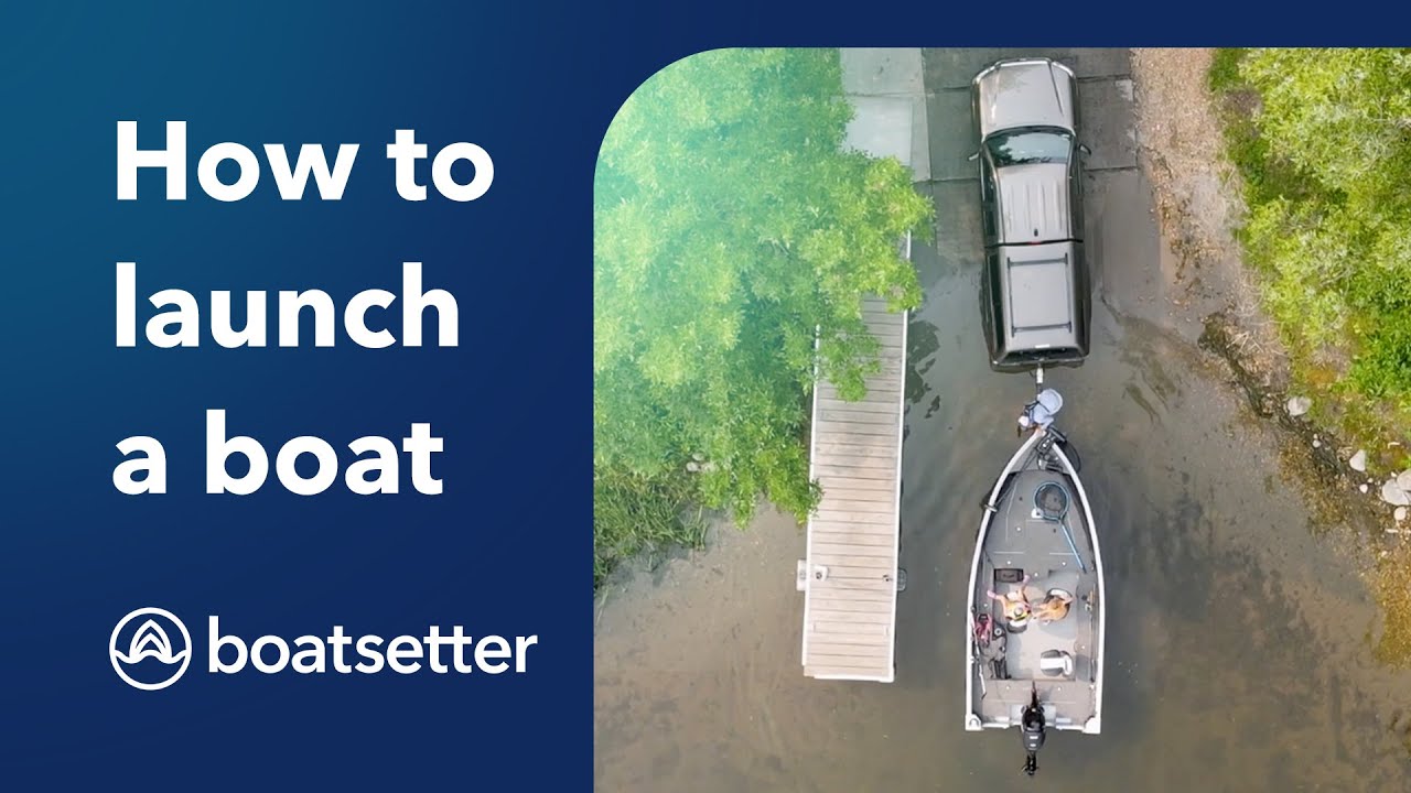 How to launch a boat 🚤