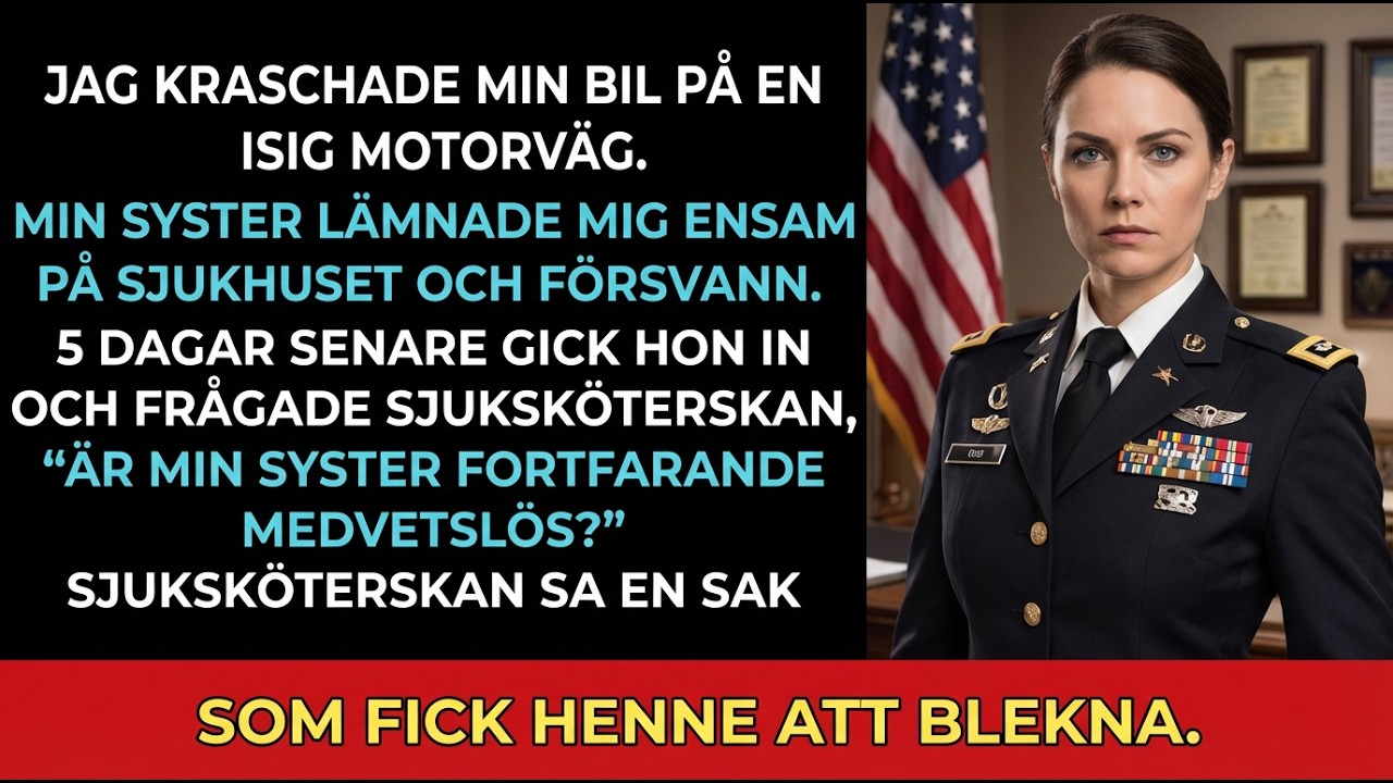 Min syster lämnade mig ensam på sjukhuset efter kraschen — 5 dagar senare frös hon när hon såg mig.