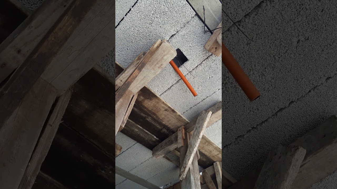 Trabajo de entubar en bovedilla para cableado electrico y sanitario