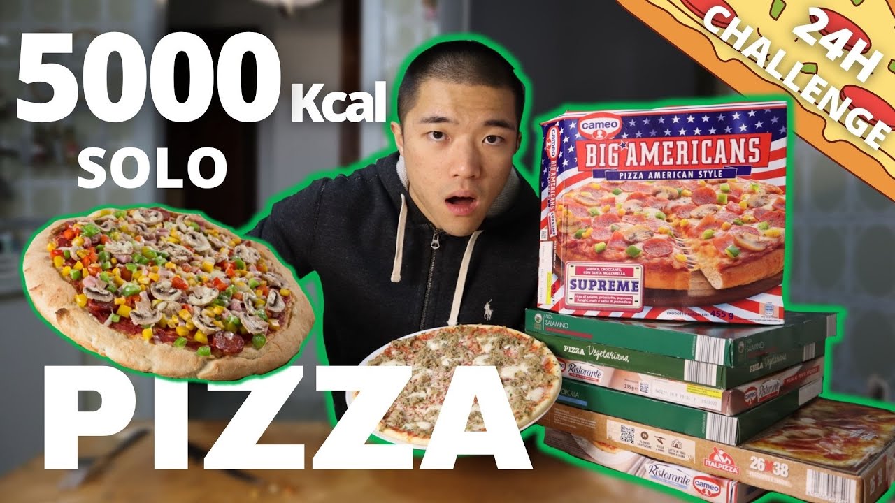 MANGIO SOLO PIZZA PER 24H | 5000 Kcal CHALLENGE | SPECIALE 5000 ISCRITTI