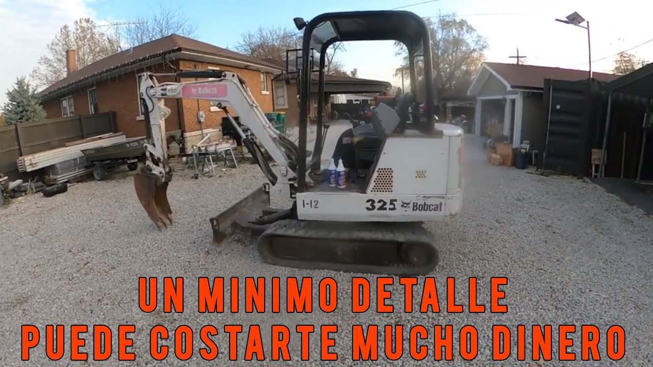 DIY cambio de aceite al final drive de un mini excavator 325 #haslotumismo #bobcat #excavadoras #diy
