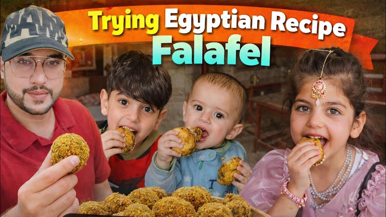 Saudia ki yaad agyi🥲Trying Egyptian recipe falafel