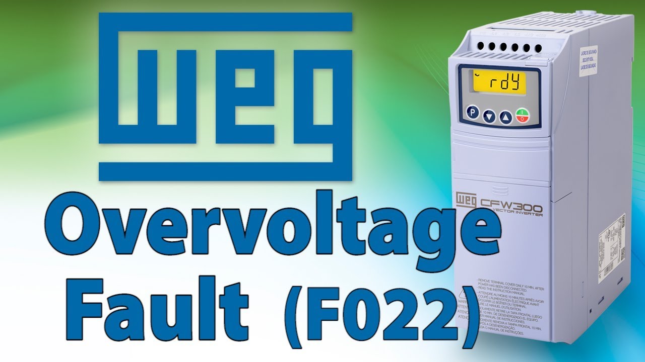 WEG CFW300/320 VFD Overvoltage Debug from AutomationDirect