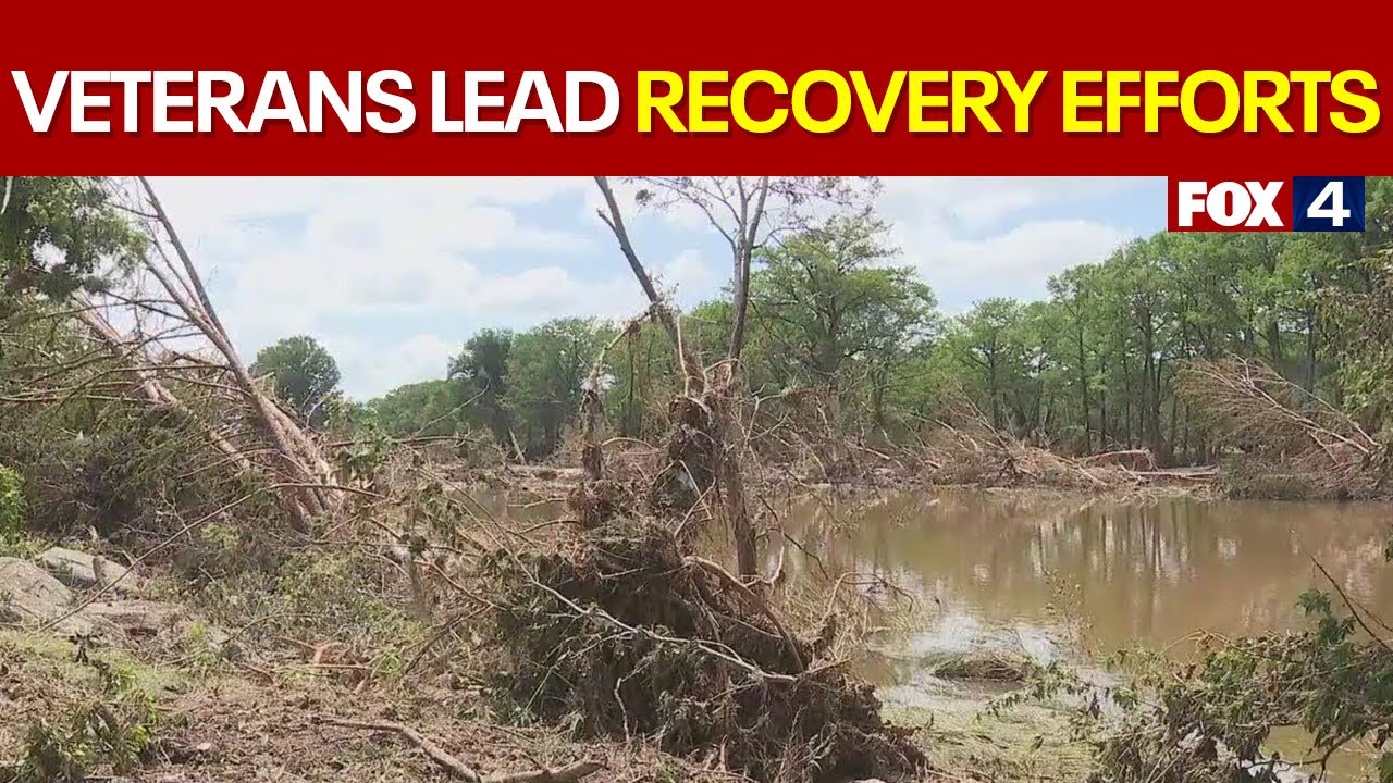 Veterans lead Texas flood recovery efforts in Ingram
