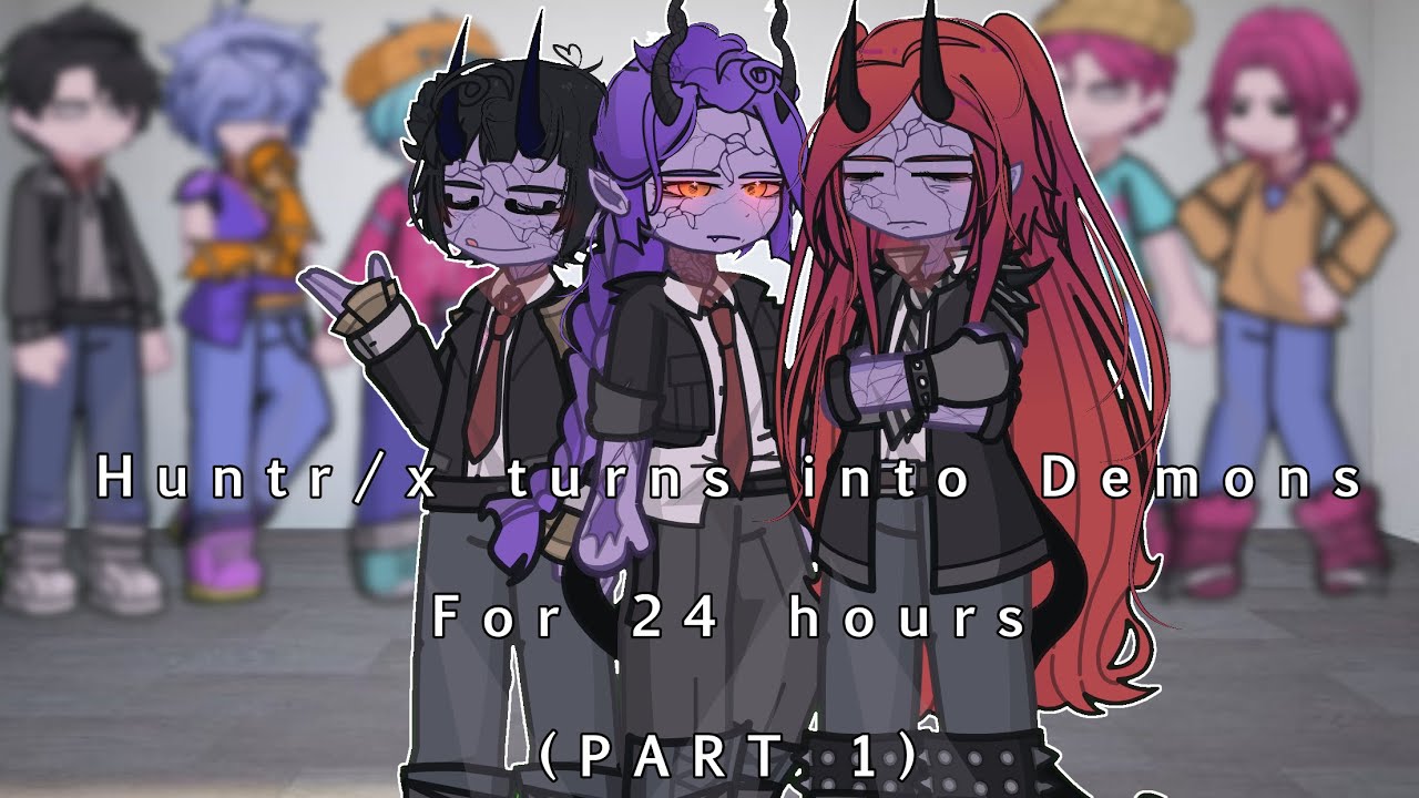 HUNTRIX turns into demons for 24 hours || POLYTRIX || part 1 || KPDH/ kpopdemonhunters