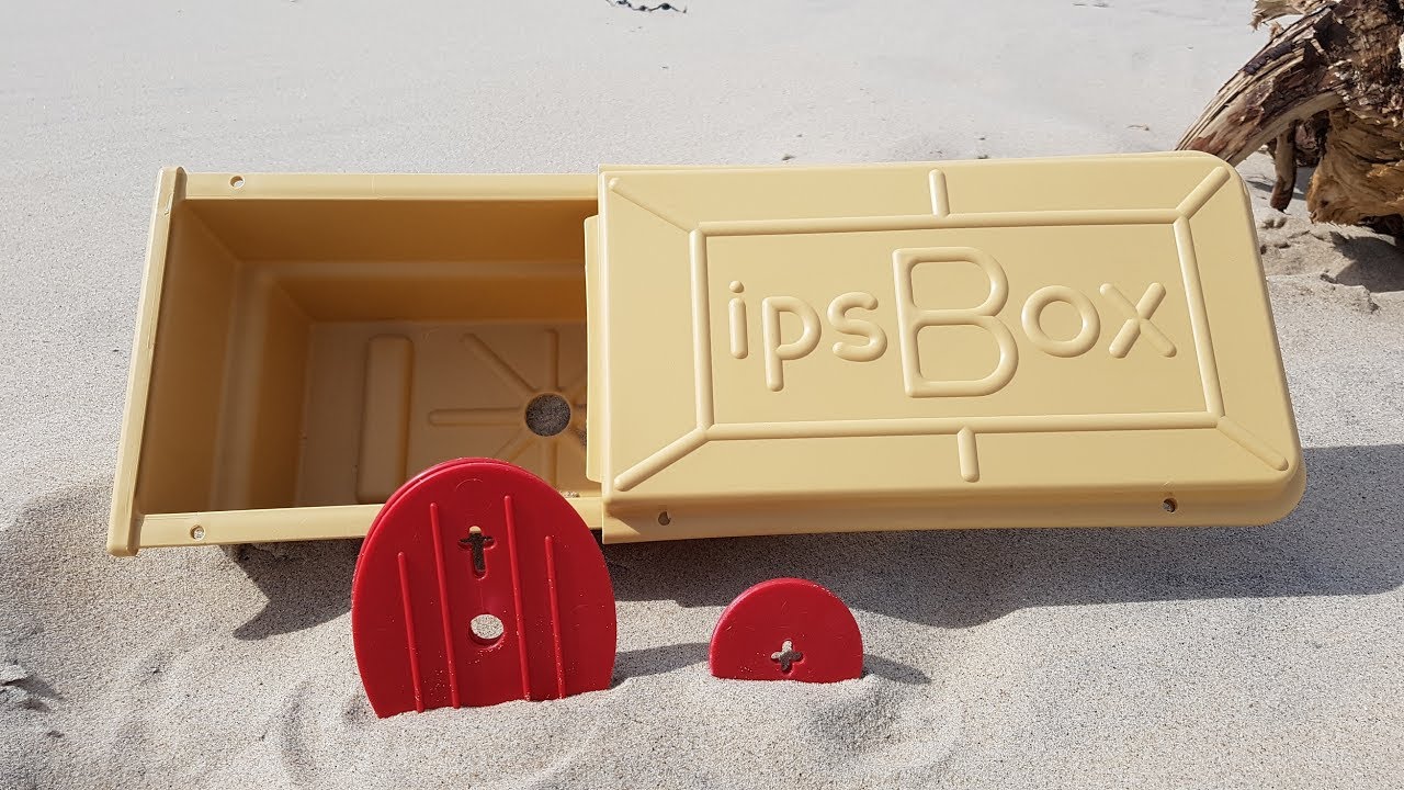 ipsBox Sandsafe Strandsafe Handy Wertsachen Sicherheit am Strand