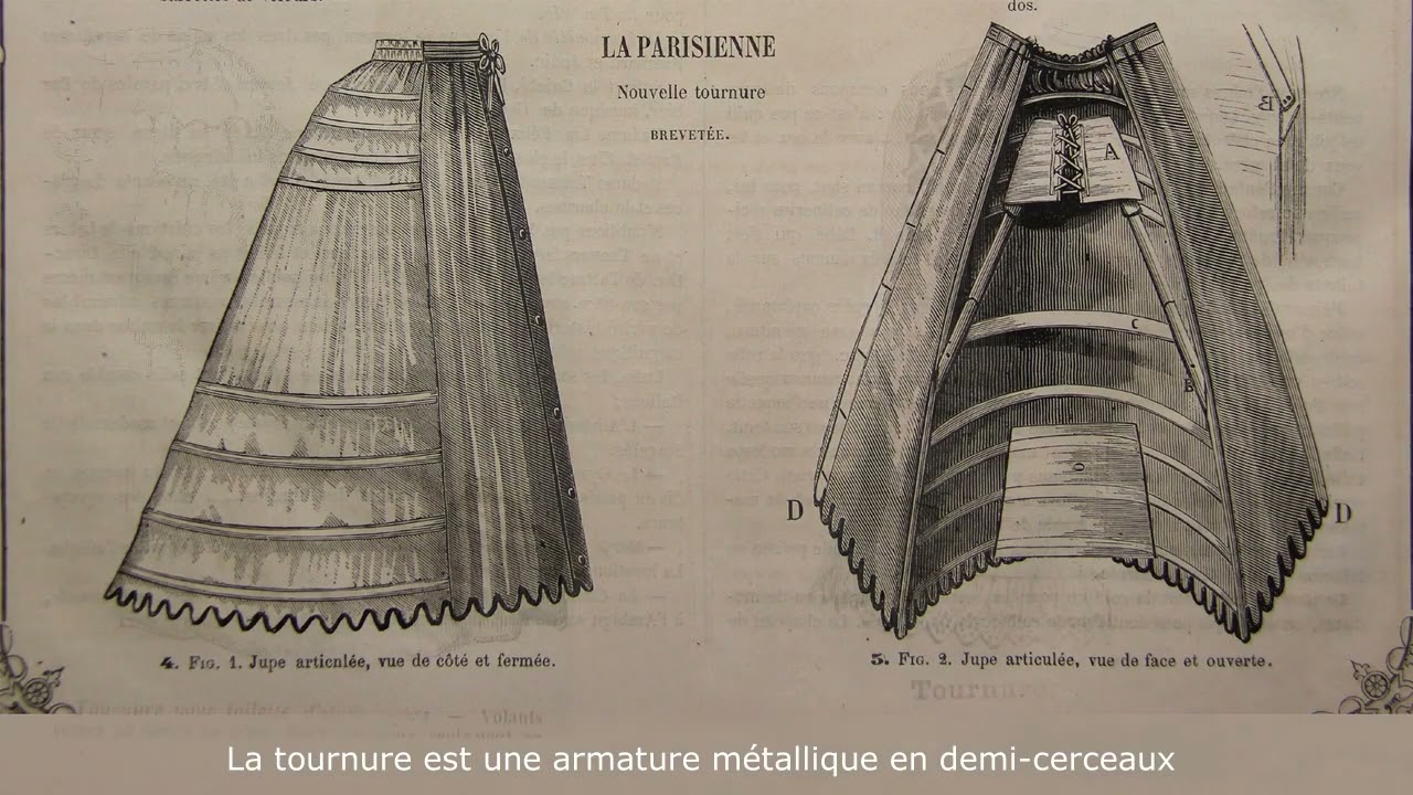 Les accessoires de distanciation sociale et physique : la robe à paniers