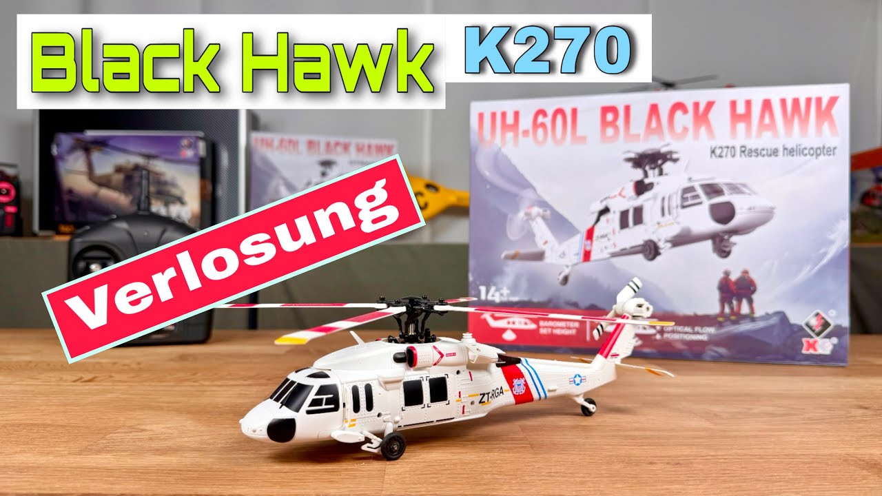 Ist das der neue günstigste RC Heli? XK K270 Blackhawk UH-60L für 80Euro | kann er trotzdem was?