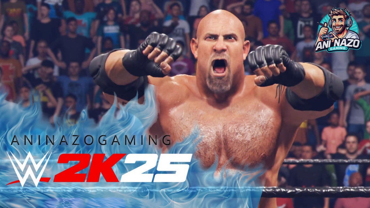 Goldberg w/ Entrance, GFX, Nameplate & Commentary Mod | WWE 2K25 Superstar Showcase