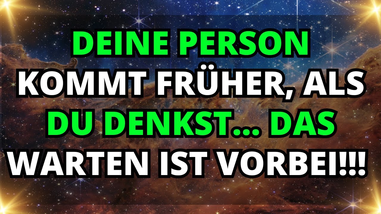 Engel sagen, dass deine Person näher ist, als du denkst...